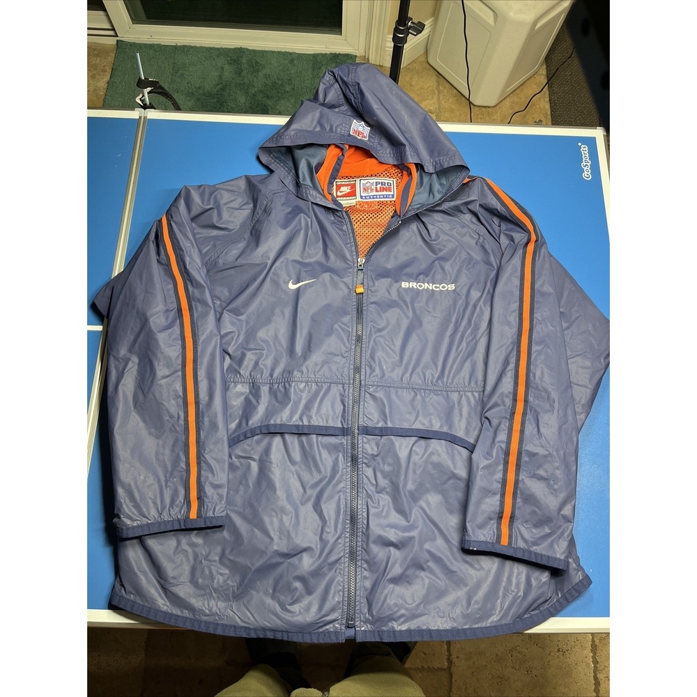 XXL Nike Team Sports pro line Authentic Denver Broncos NFL Football jacket Used